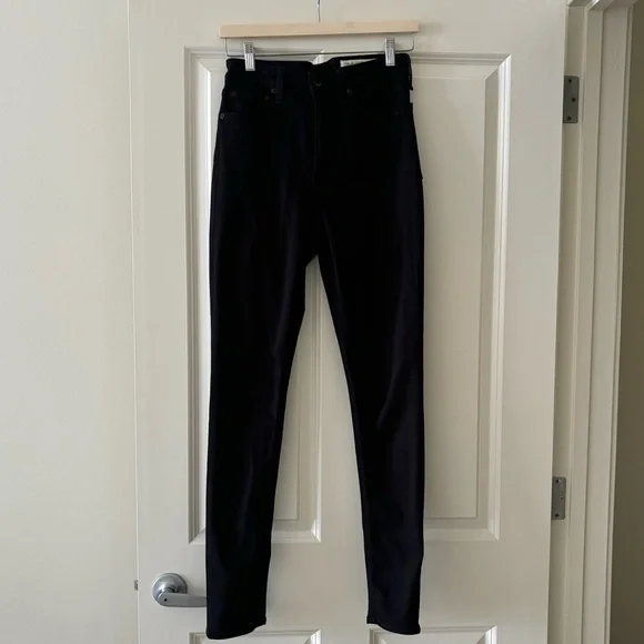 Rag & Bone - Women's Stretch Nina High Rise Skinny Jeans - Black - 26